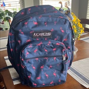 Jan sports Trans Flamingo Print Backpack
